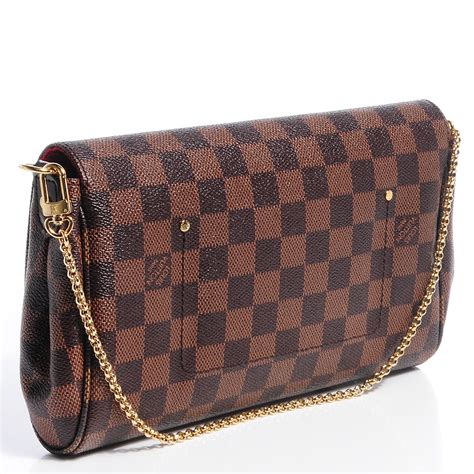 louis vuitton damier ebene favorite mm shoulder bag|Louis Vuitton Damier Ebene Favorite MM Shoulder Bag .